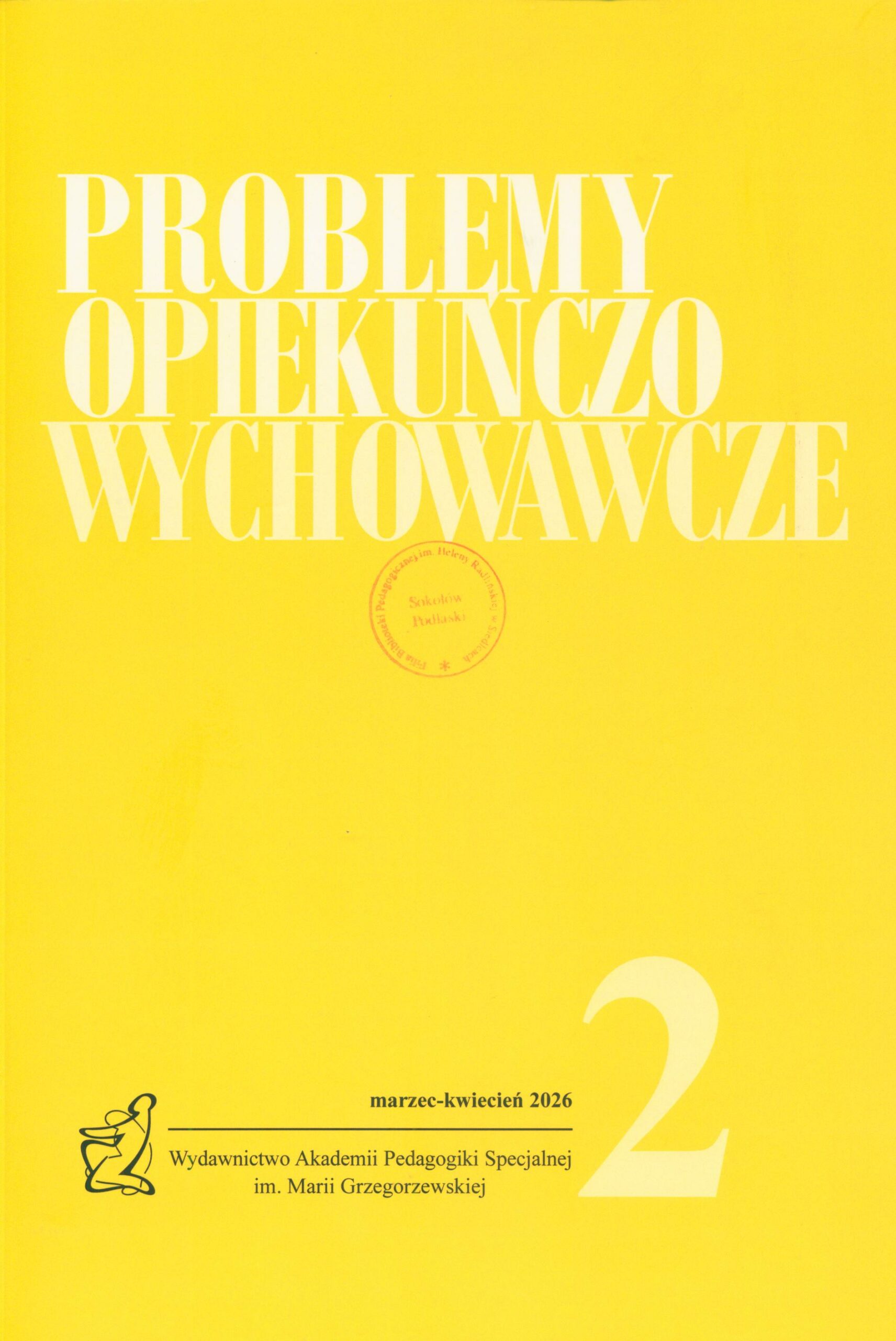 Problemy opiekuńczo wychowawcze